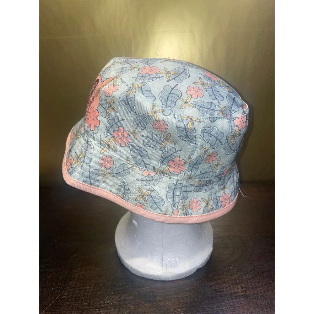 Kids Disney‎ Princess Moana Bucket Hat Girls Tropical Floral Sun Hat OSFM